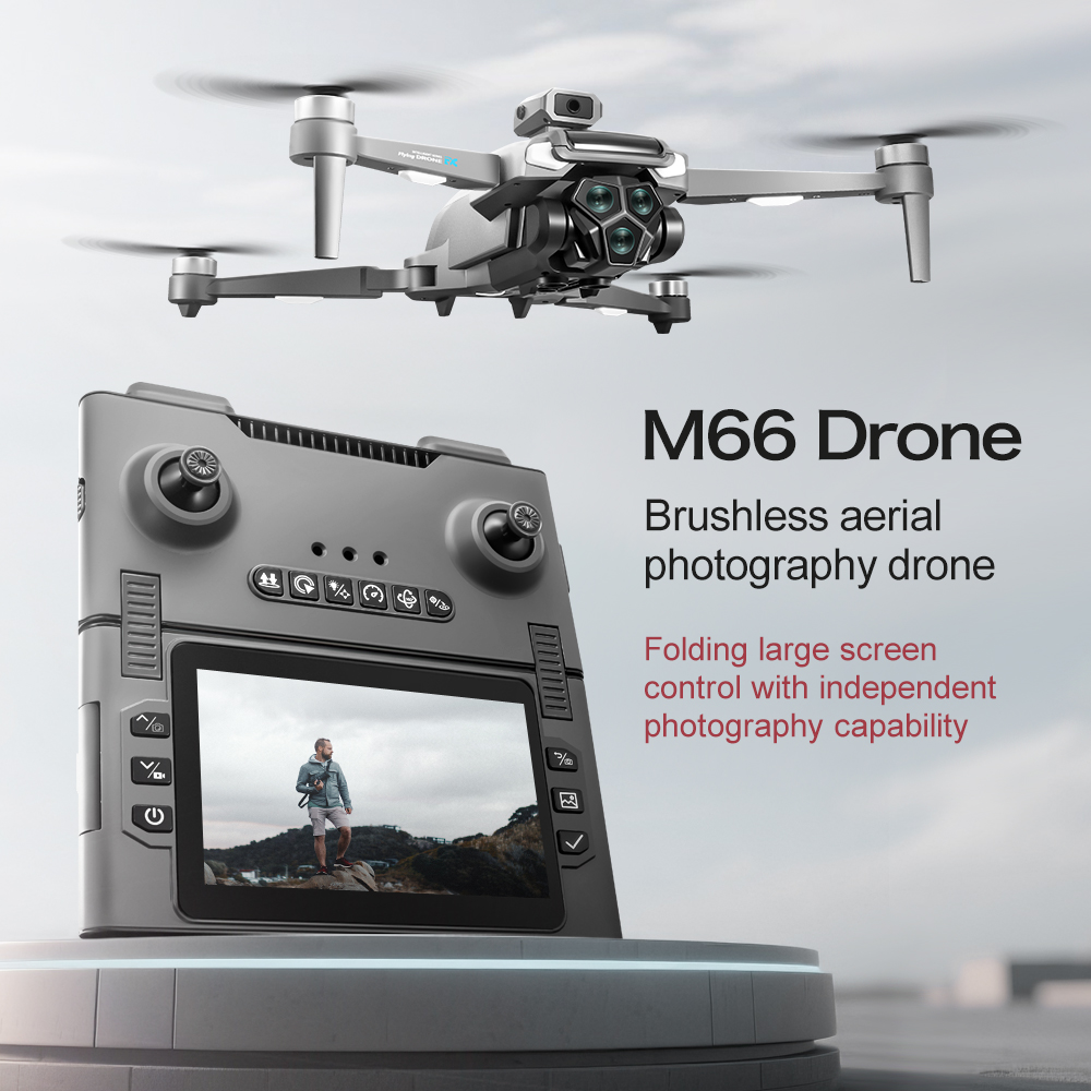 Jjrc Drone X12 - طائرة بدون طيار M66 ثلاثية البطارية