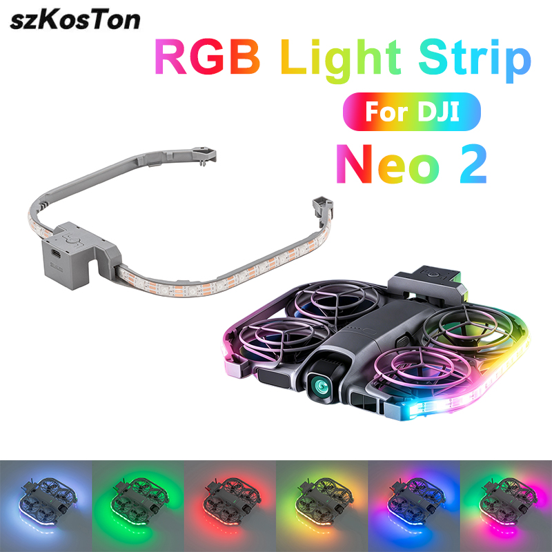 Drone Strobe Light - شريط إضاءة لطائرة DJI Neo 2،