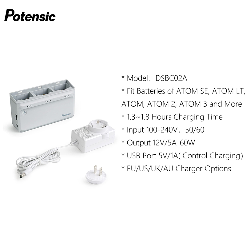 Drone Strobe Light - محطة شحن أصلية بقوة 60 واط