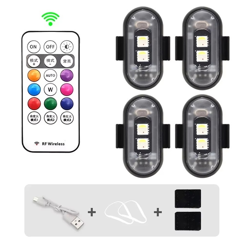 ضوء وامض LED مع جهاز تحكم عن ب - مراجعة Drone Strobe Light وسعره