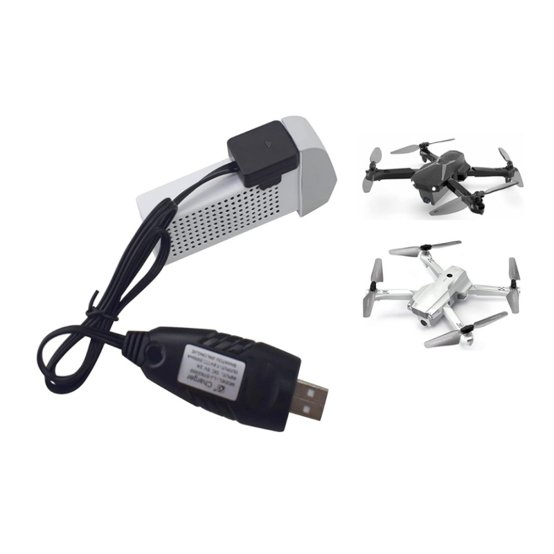 كابل شحن USB لطائرة Syma X30 Z - مراجعة Drone Battery Adapter وسعره
