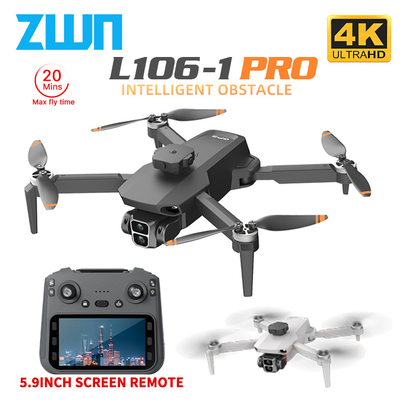 L106-1PRO GPS طائرة بدون طيار  - مراجعة Drone Controller Screen وسعره