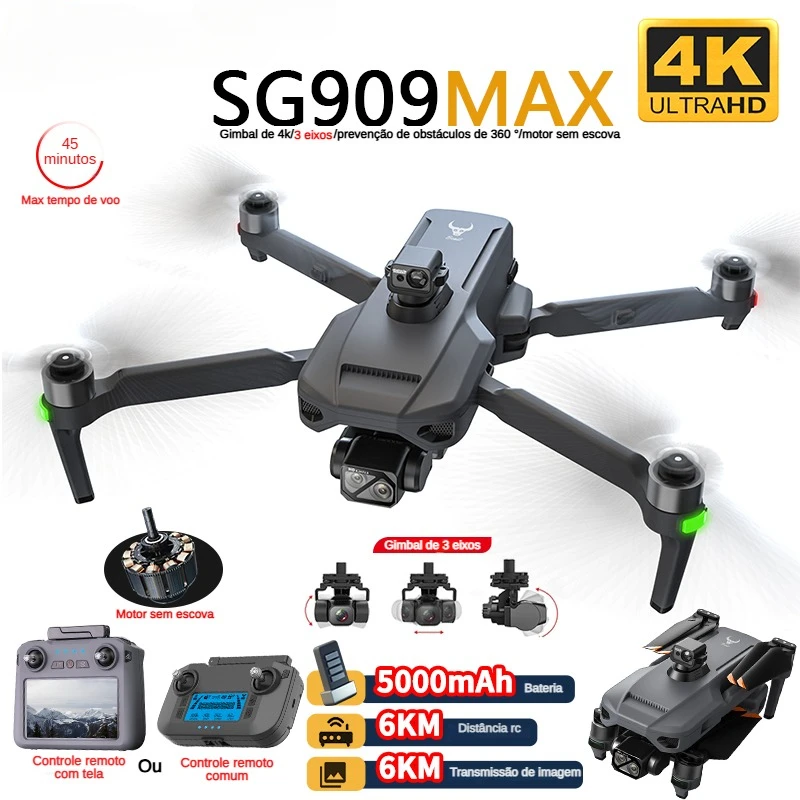 ZLL SG909 SG909MAX طائرة بدون  - مراجعة Drone Controller Screen وسعره